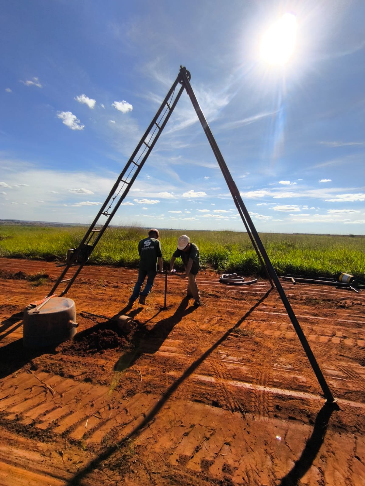 Equipe técnica da GeD Engenharia em campo